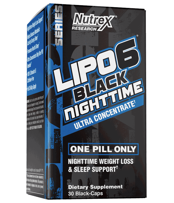 LIPO-6 BLACK NIGHTTIME 30 CAPS - Chelo Sports