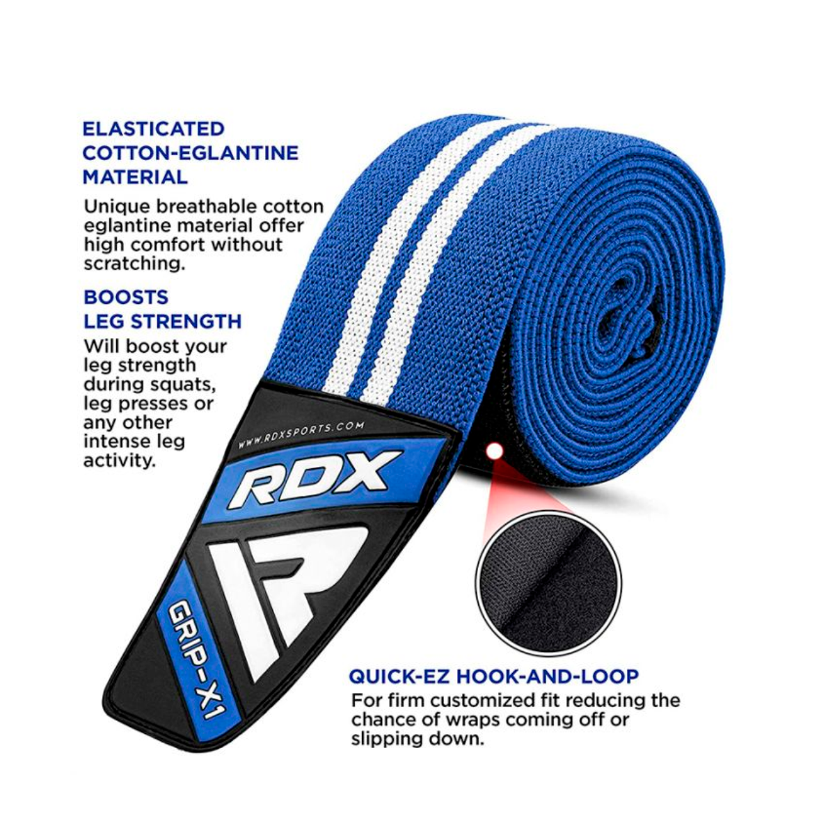 RDX K4 Weightlifting Knee Pads OEKO-TEX® Standard 100 Certified