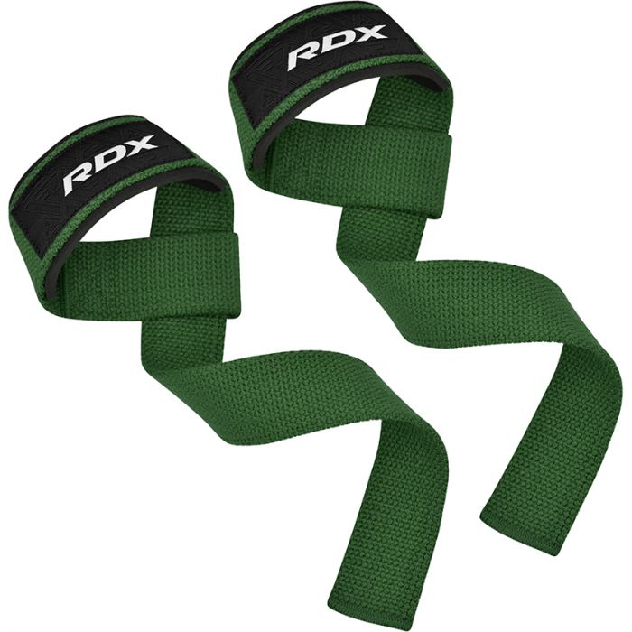 Correas de muneca RDX W1 verde militar en Bolivia - entrenamiento pesado - Chelo Sports