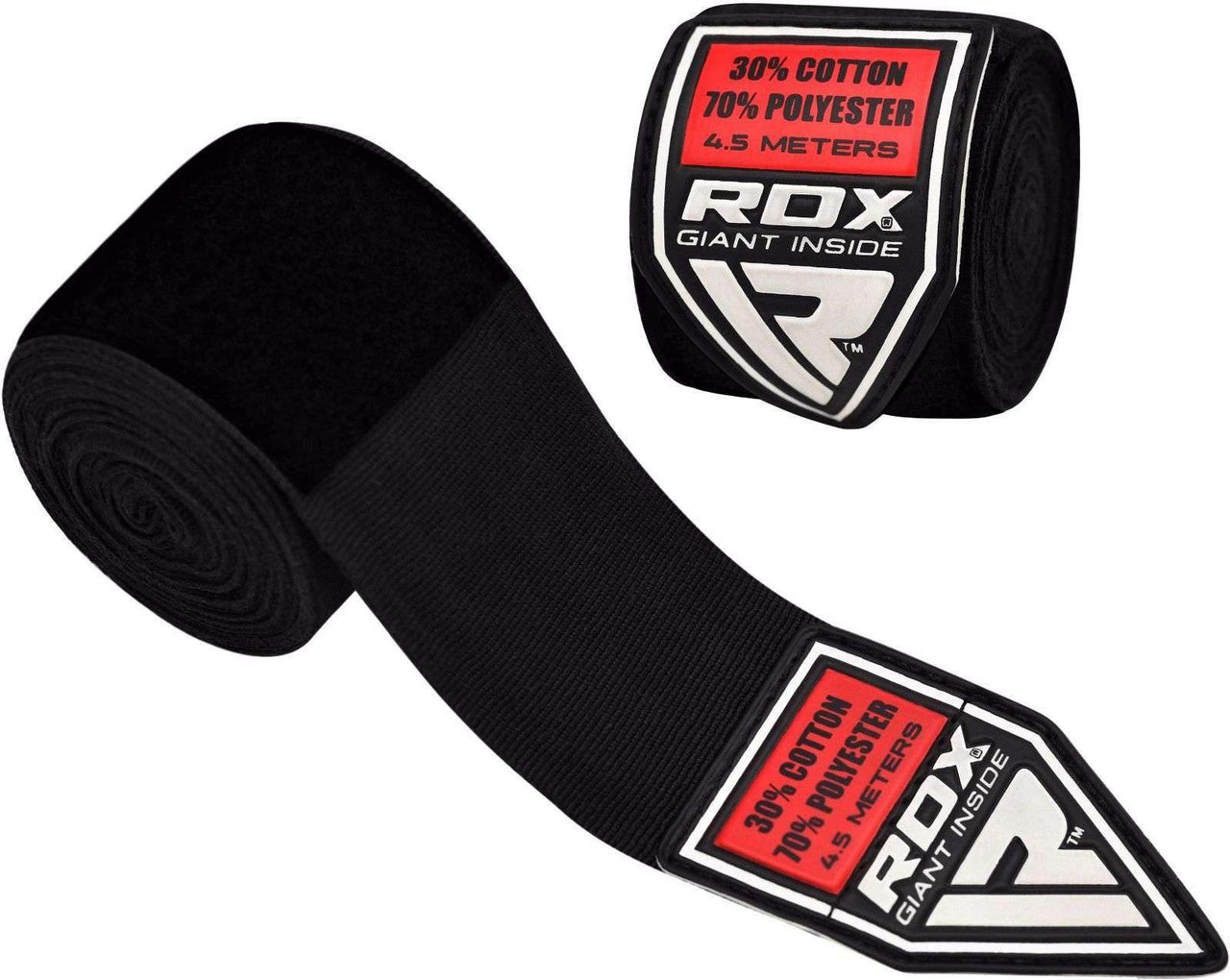 RDX RBU 4.5m vendaje elástico para envolturas de manos para boxeo, MMA y Muay Thai - Chelo Sports