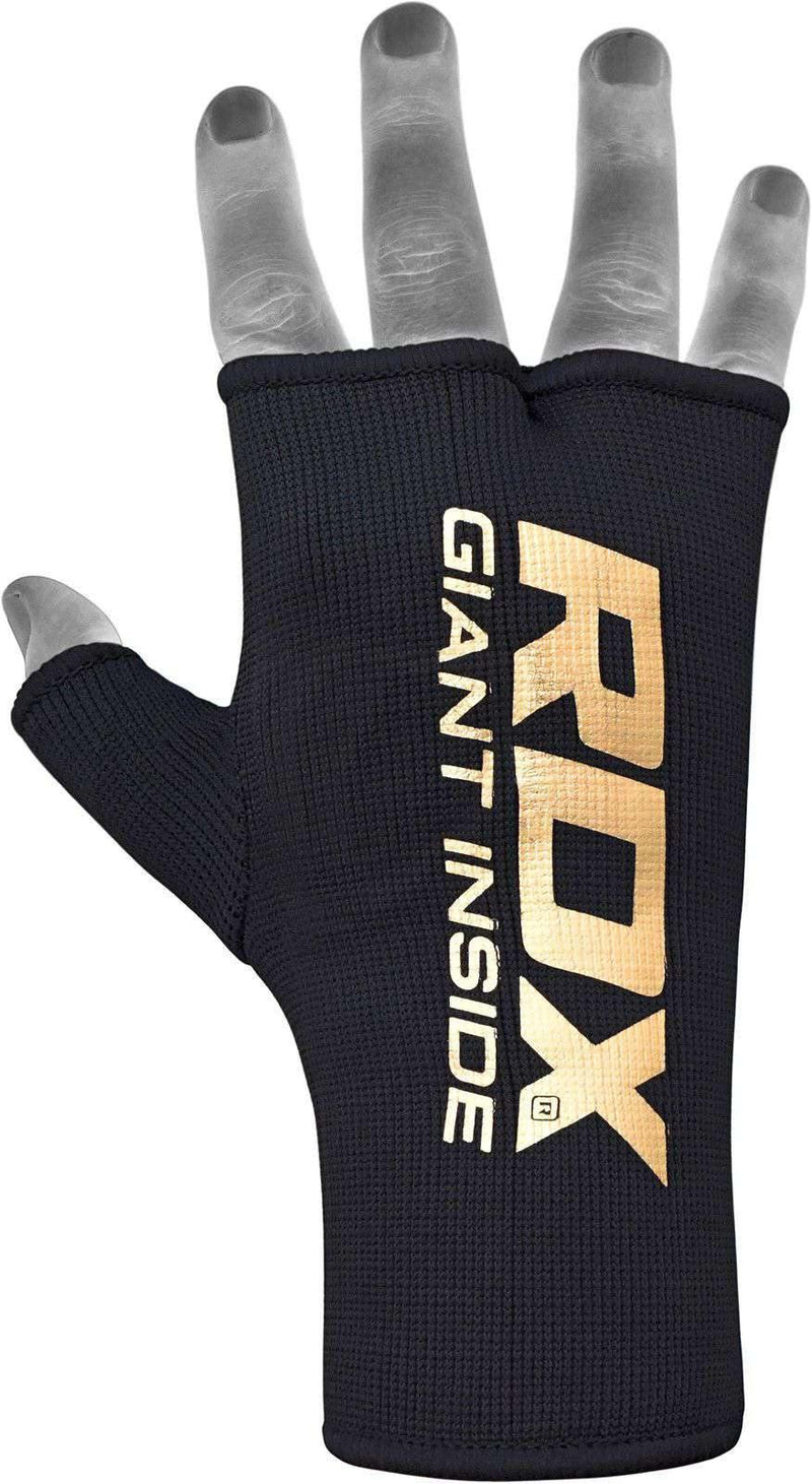 RDX HY Guantes internos Medio dedo elástico para boxeo, protección de nudillos MMA - Chelo Sports