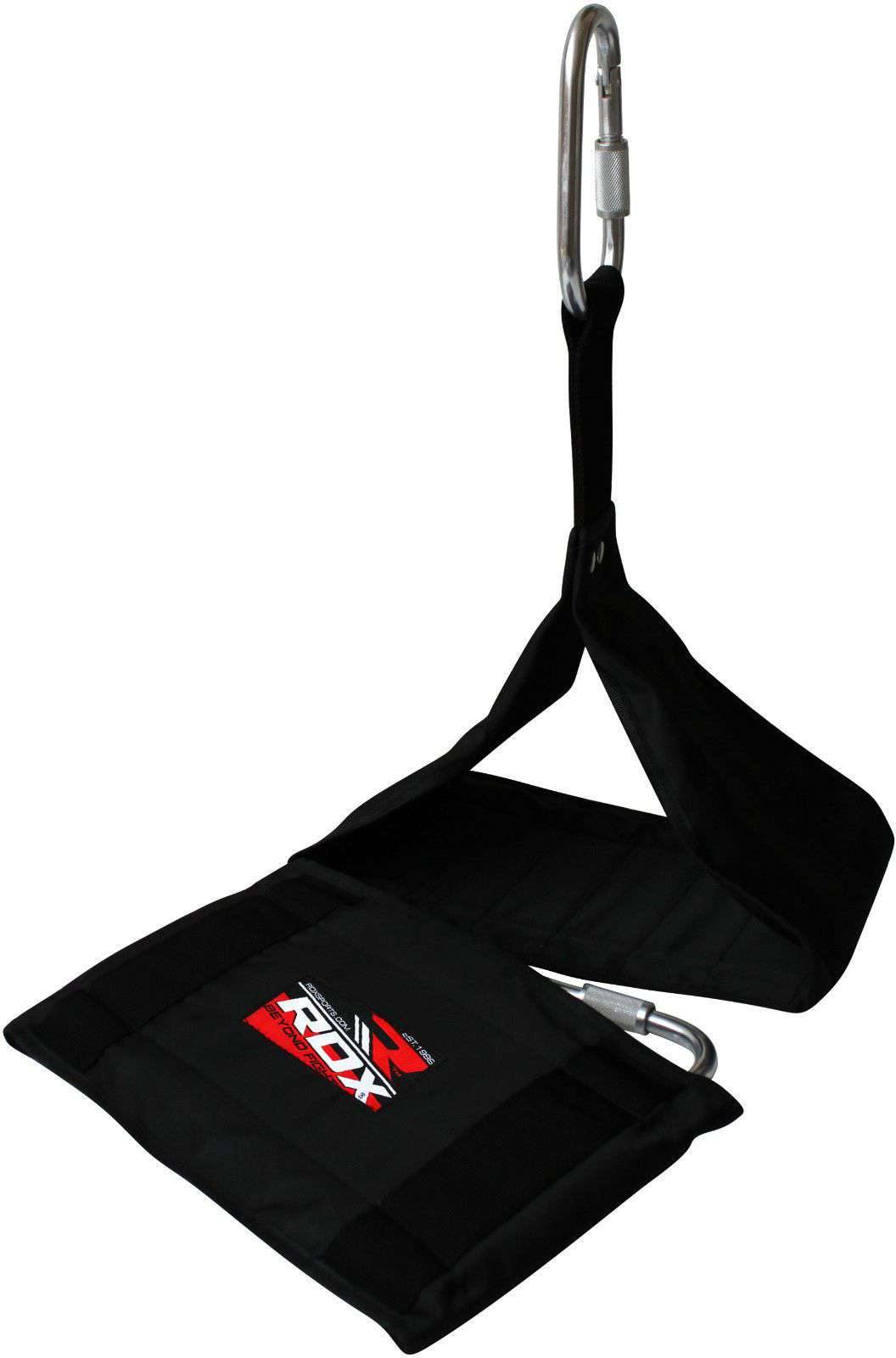 RDX AB1 Correas abdominales negras para ejercicios abdominales con barra para levantar - Chelo Sports