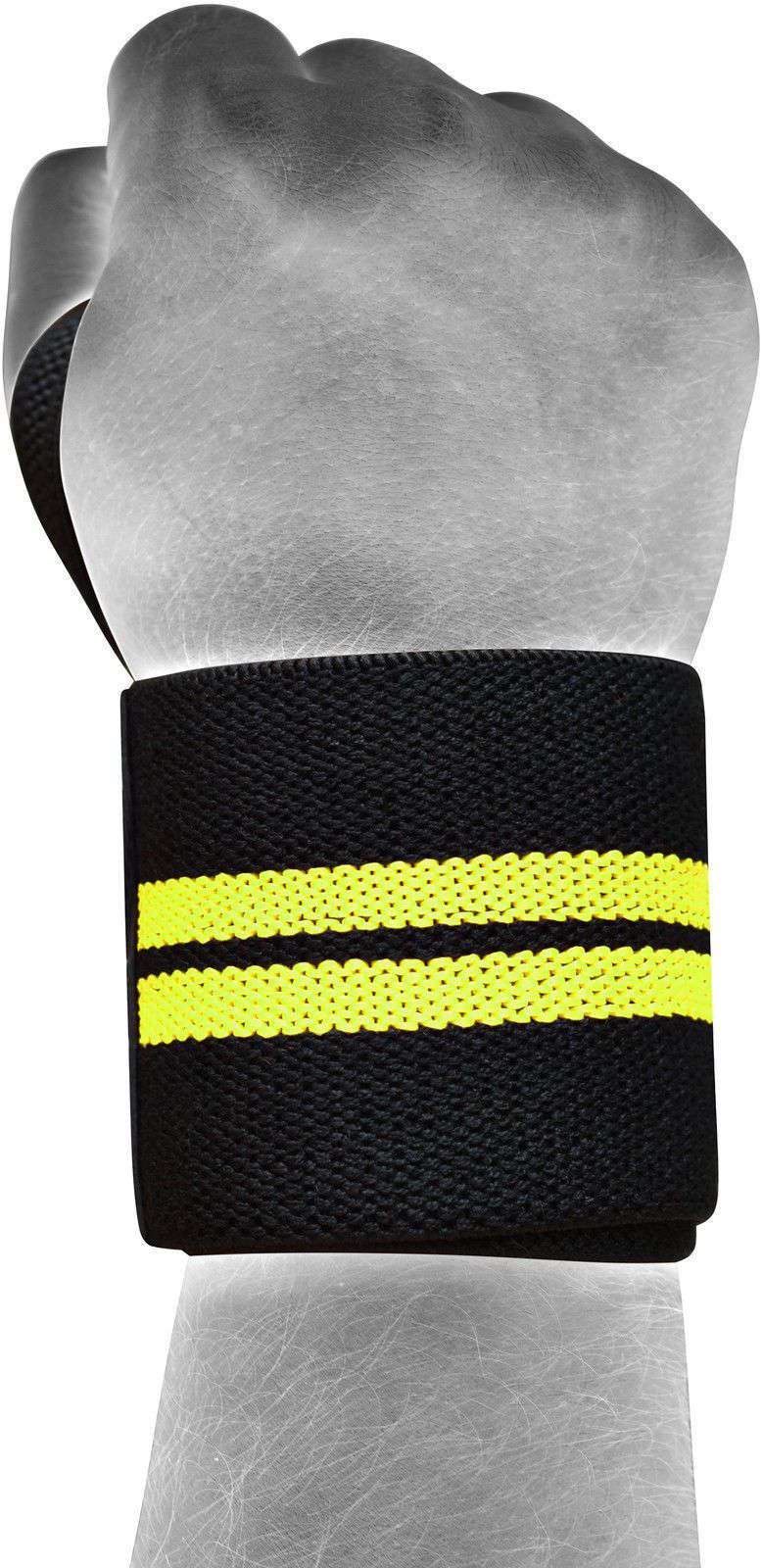 RDX W3 Weightlifting Wrist Wraps with Thumb Loops IPL Approved USPA OEKO-TEX® Standard 100 Certified