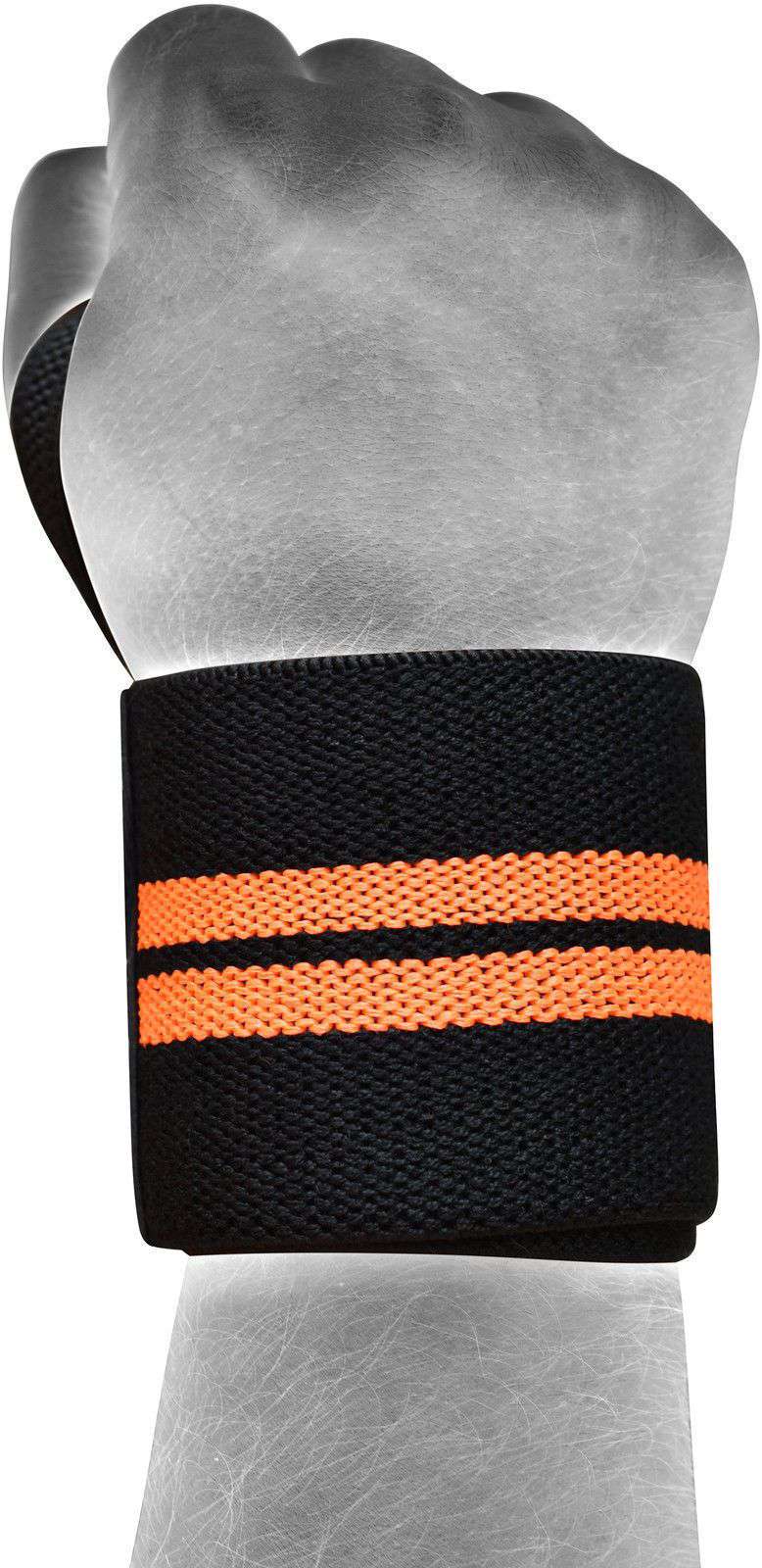 RDX W3 Weightlifting Wrist Wraps with Thumb Loops IPL Approved USPA OEKO-TEX® Standard 100 Certified