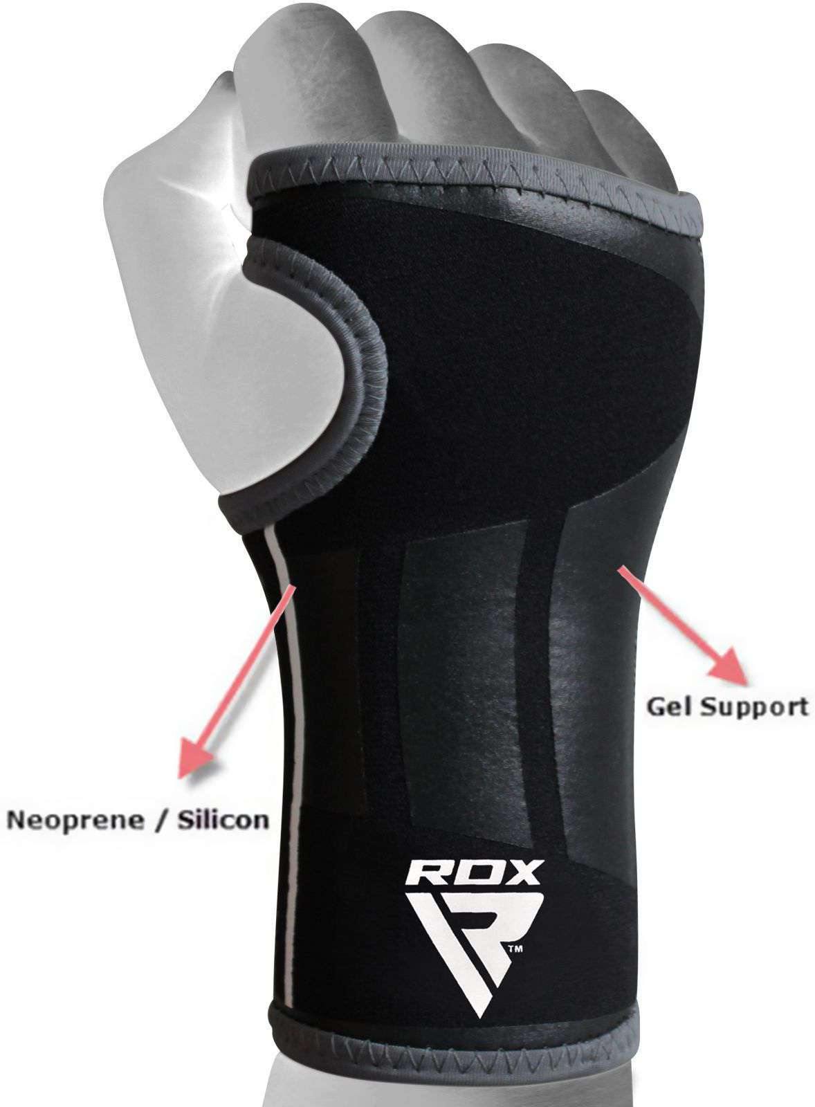 RDX R3 Soporte de muñeca Manga de compresión Gel acolchado para atletas - Chelo Sports