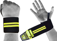 Thumbnail for RDX W3 Weightlifting Wrist Wraps with Thumb Loops IPL Approved USPA OEKO-TEX® Standard 100 Certified