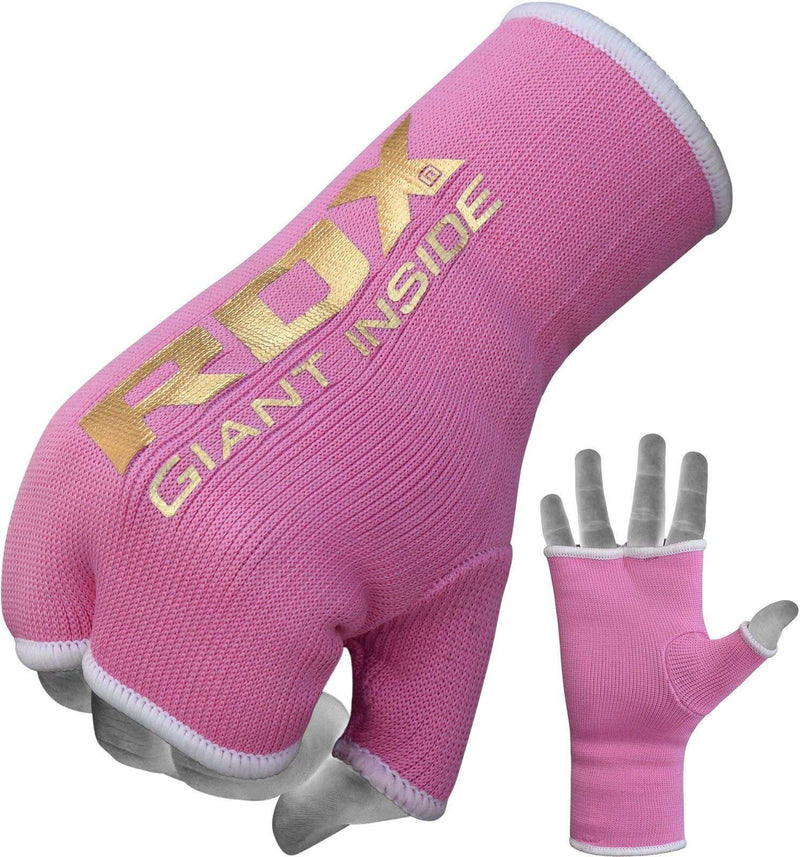RDX HY Guantes internos Medio dedo elástico para boxeo, protección de nudillos MMA - Chelo Sports