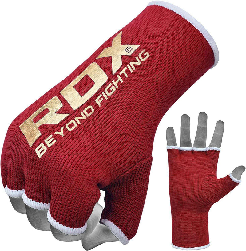 RDX HY Guantes internos Medio dedo elástico para boxeo, protección de nudillos MMA - Chelo Sports