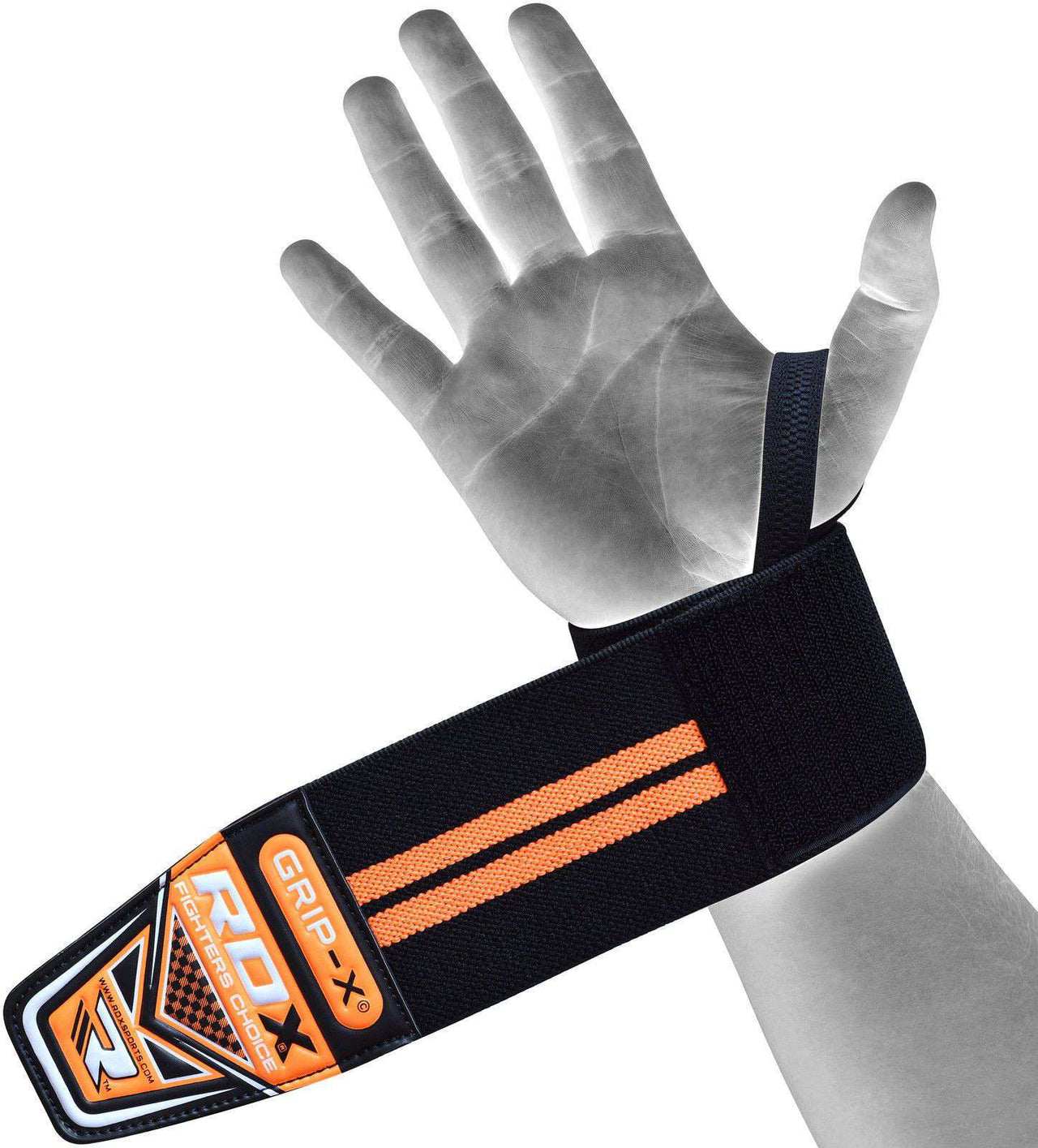 RDX W3 Weightlifting Wrist Wraps with Thumb Loops IPL Approved USPA OEKO-TEX® Standard 100 Certified