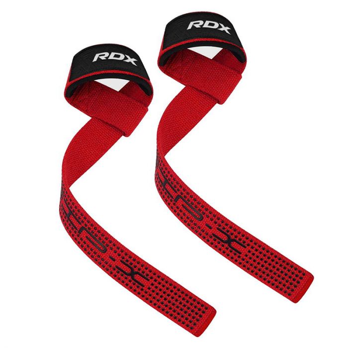 Straps RDX S4 rojos en Bolivia - correas para levantamiento de pesas - Chelo Sports