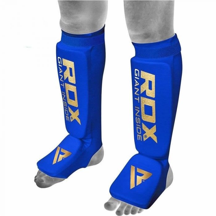 Protector de empeine de espinilla ligero acolchado con gel RDX SI MMA